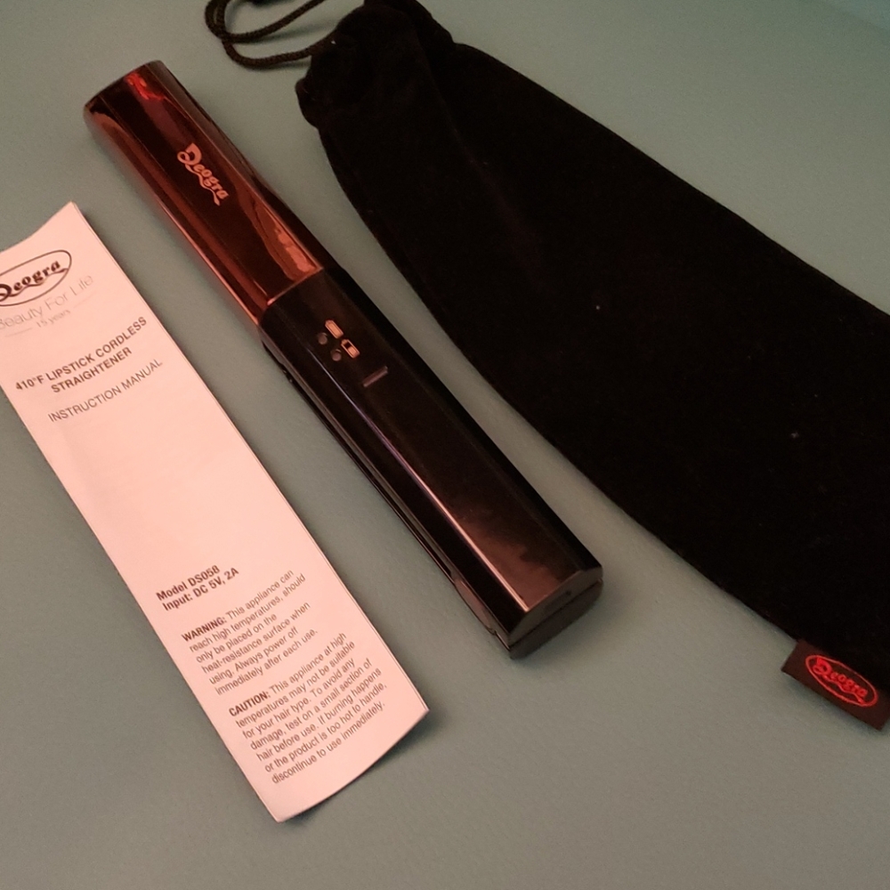 Wireless rechargeable hair iron
